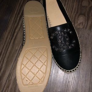 CHANEL Shoes - Chanel Black Espadrilles // Never used CHANEL Shoes - Chanel Black Espadrilles // Never used
